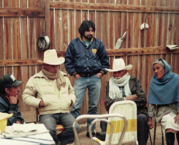 Fidel, Toño, Don Eduardo y Doña Mariana. 1992